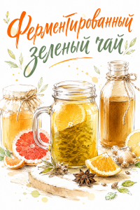 Ферментированный зеленый чай 