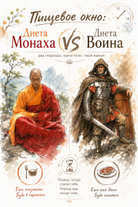 Пищевое окно: Диета Монаха VS Диета Воина